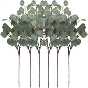 Eucalyptus greenery for mantle decor
