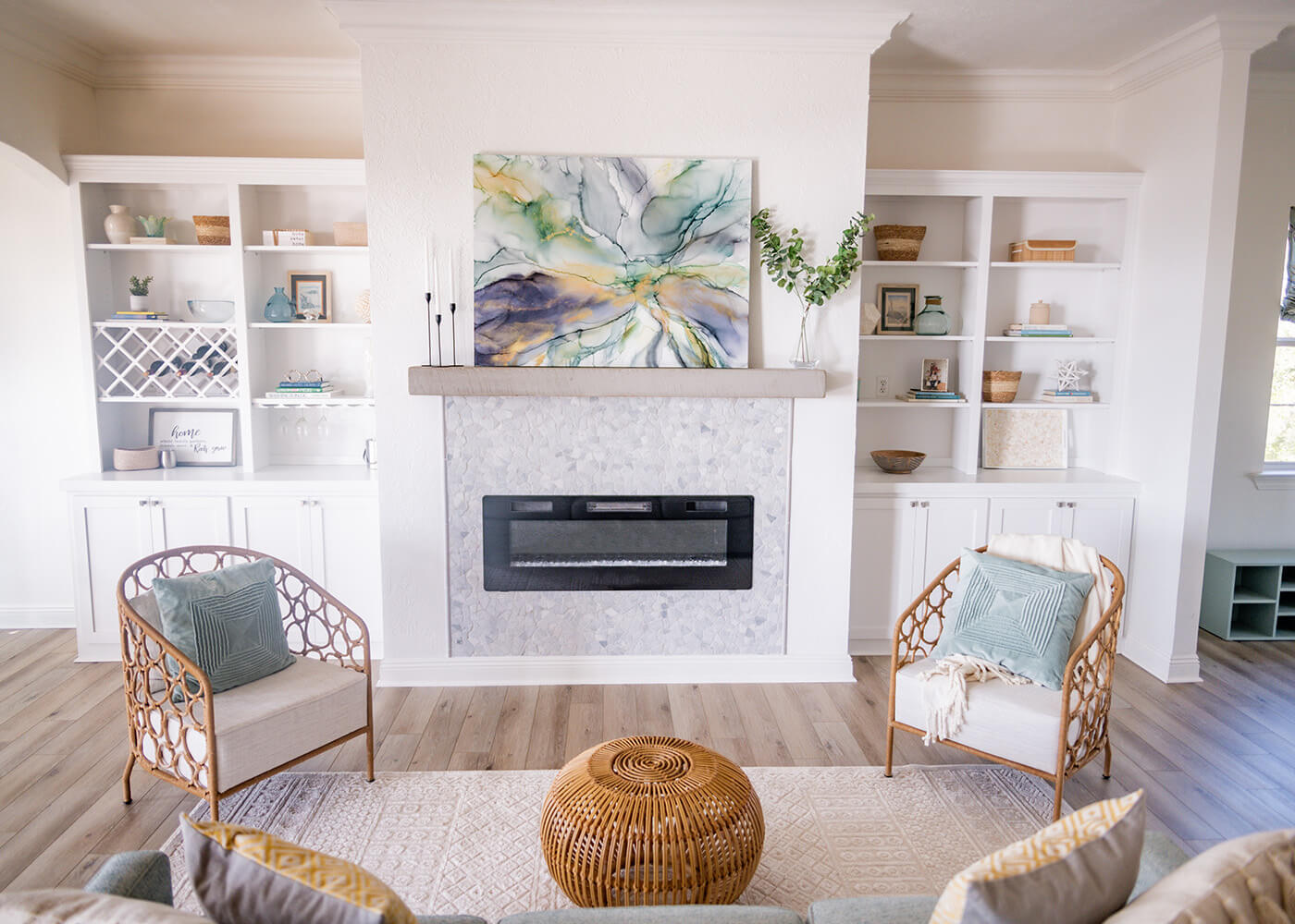 Coastal Living Room Design